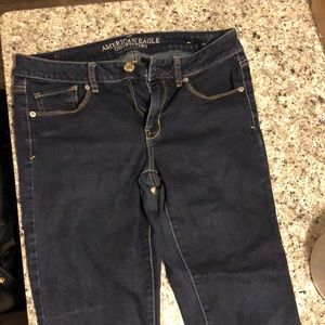 American Eagle Skinny Dark Blue Jeans